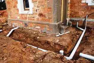 outside drainage Canning Town